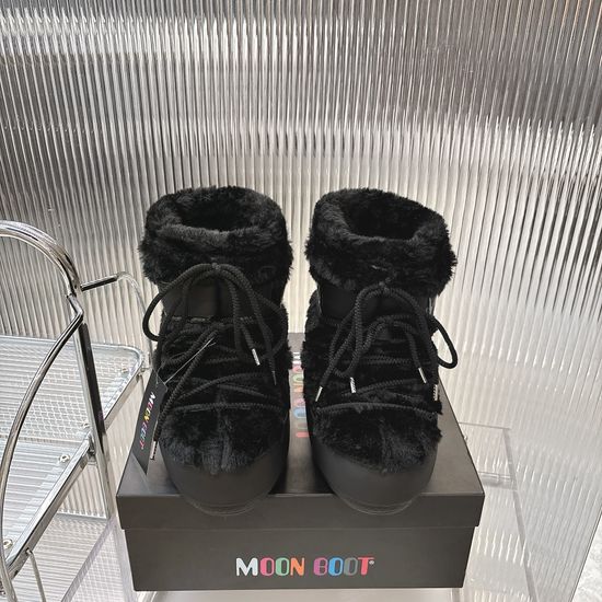 Moon Boot Short Chunky Warm Snow Boots Comfortable Non-slip