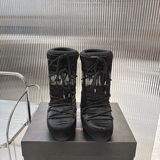 Moon Boot Short Chunky Warm Snow Boots Comfortable Non-slip