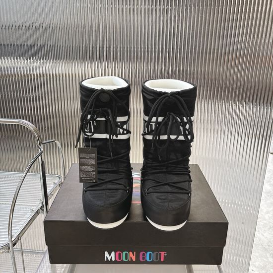 Moon Boot Short Chunky Warm Snow Boots Comfortable Non-slip