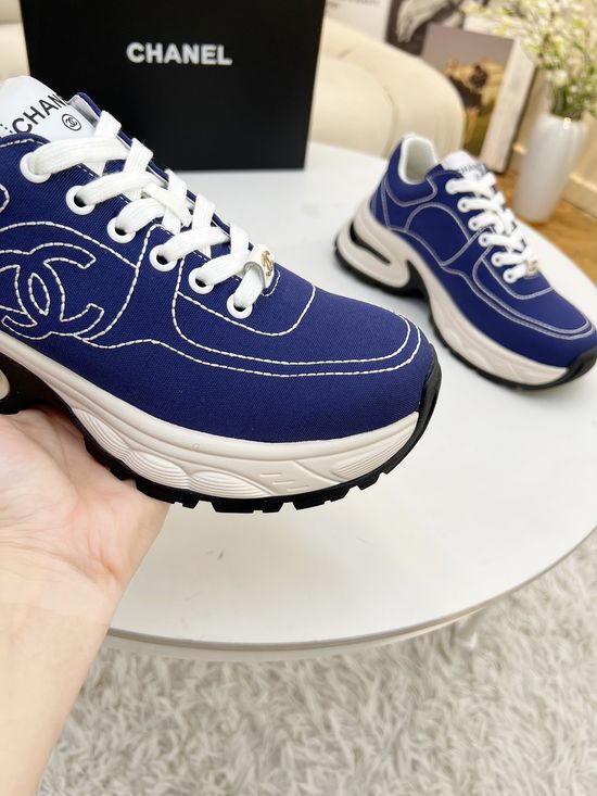 Chanel Breathable Canvas Versatile Comfortable All Occasion Sneakers