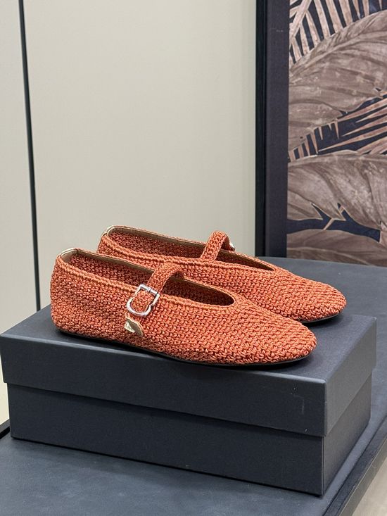 Alaia Hand-Woven Retro Style Ballet Flats