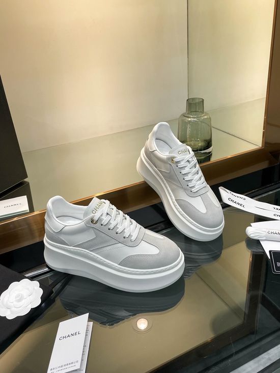 Chanel Stylish Casual Walking Shoes Soft Lining Lightweight Sole