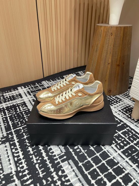 Chanel Retro Style Casual Sneakers Soft Comfortable Daily Shoes