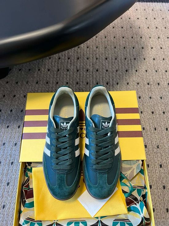 Gucci Co-branded Striped Casual Shoes Comfortable Lightweight Sneakers