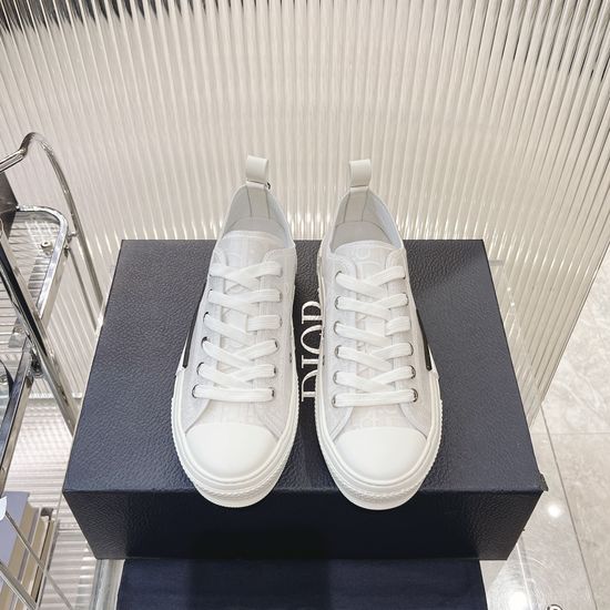 Christian Dior Premium Floral Mesh High-top Sneakers Breathable Comfort