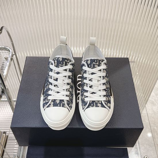 Christian Dior Premium Floral Mesh High-top Sneakers Breathable Comfort