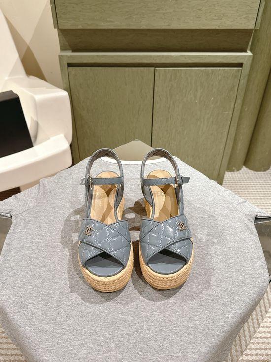 Chanel Camellia Thick Sole Genuine Leather Casual Shoes