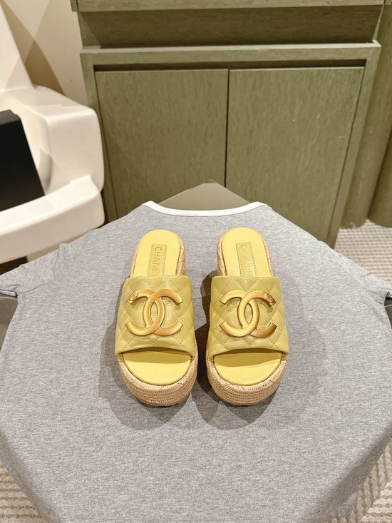 Chanel Camellia Thick Sole Genuine Leather Casual Shoes