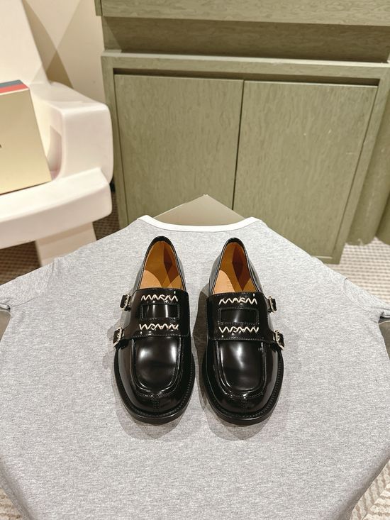 Marni Patent Leather Loafers Classic British Style Formal Shoes