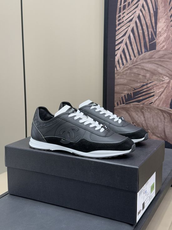 Chanel Soft Suede Stitched Sneakers Lightweight Comfortable Daily Shoes
