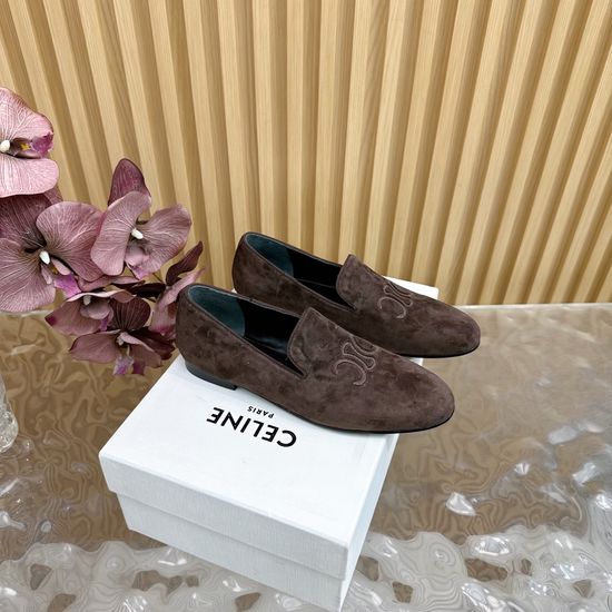 Celine Classic Leather Loafers British Style Versatile Wear Soft Footbed