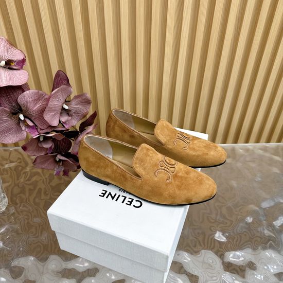 Celine Classic Leather Loafers British Style Versatile Wear Soft Footbed