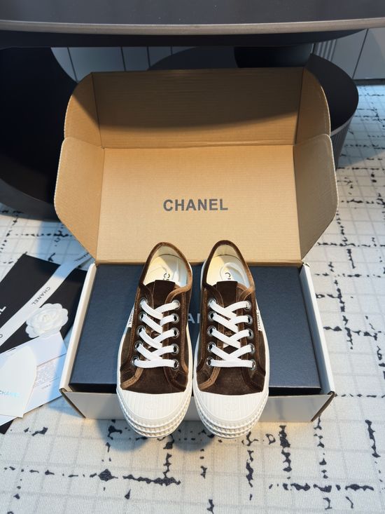 Chanel Casual Comfortable Platform Shoes Retro Stylish Daily Footwear