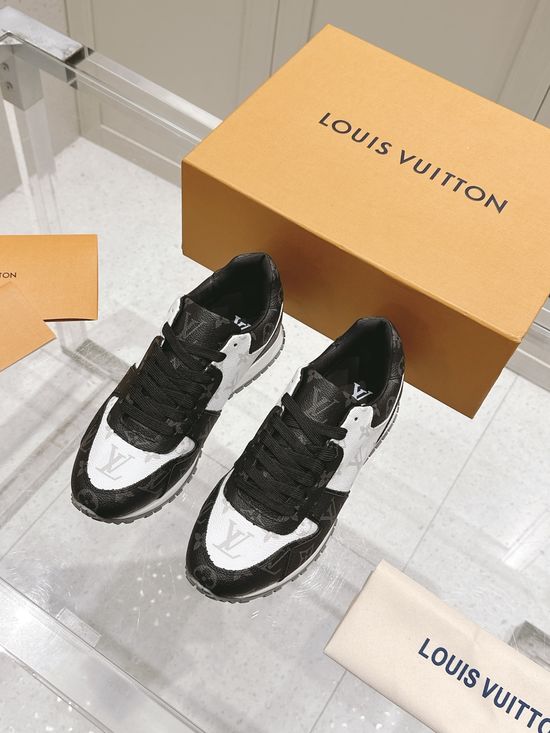 Louis Vuitton Classic Monogram Leather Running Sneakers