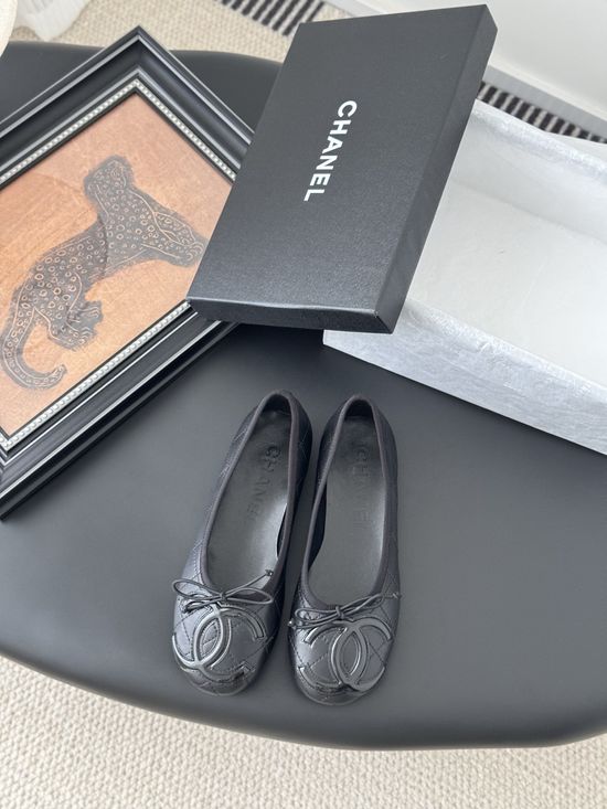 Chanel Retro Quilted Leather Soft Ballet Flats