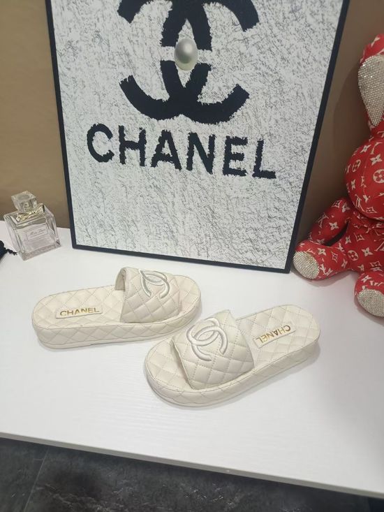 Chanel Premium Casual Slippers Comfortable High Quality Upper Sole