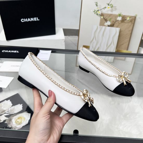 Chanel Vintage Charm Loafer Shoes with Genuine Leather Sole