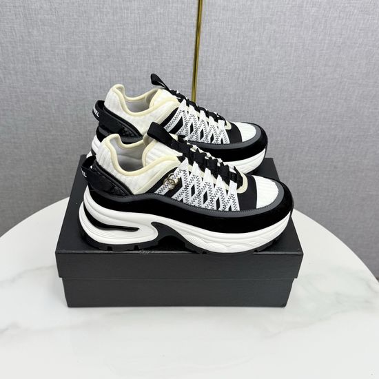 Chanel Embroidered Casual Fashion Sneakers Comfortable