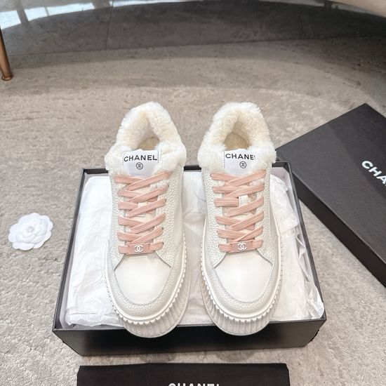 Chanel Color Block Casual Sneakers Lightweight Non-slip Sole
