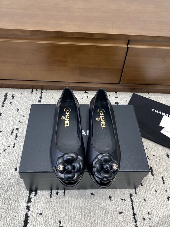 Chanel Camellia Mary Jane Shoes Soft Comfortable Genuine Leather