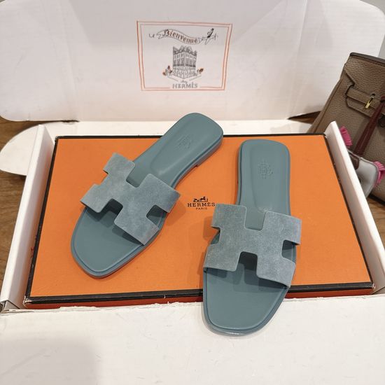 Hermes Color Block Casual Shoes Soft Breathable Leather Comfortable Sole