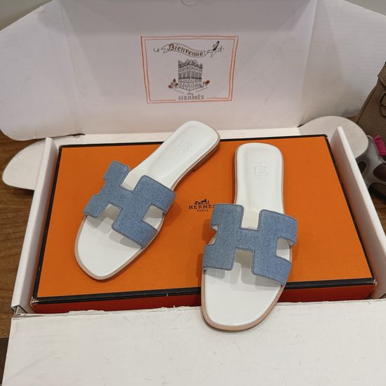 Hermes Color Block Casual Shoes Soft Breathable Leather Comfortable Sole
