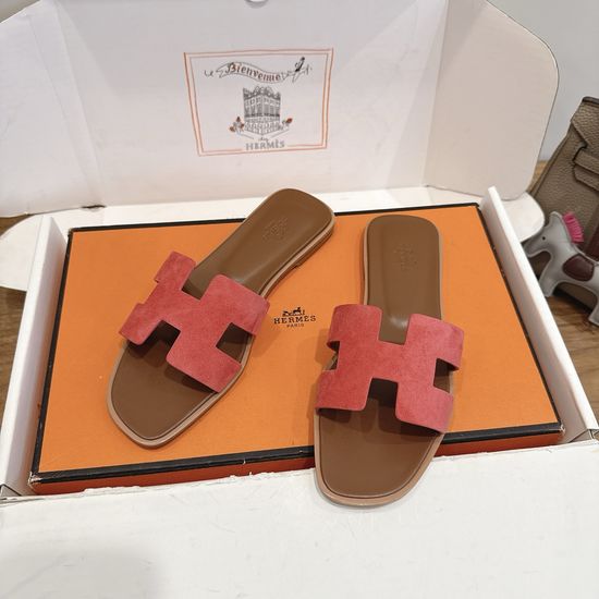 Hermes Color Block Casual Shoes Soft Breathable Leather Comfortable Sole