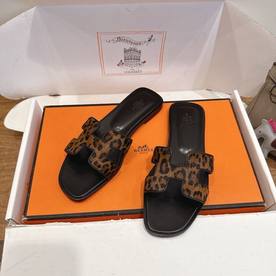 Hermes Color Block Casual Shoes Soft Breathable Leather Comfortable Sole