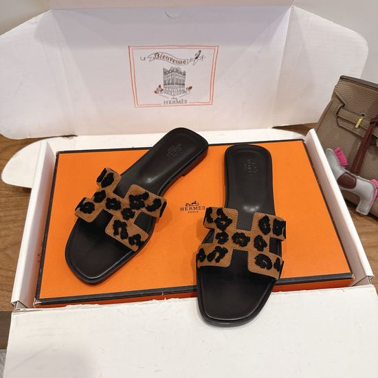 Hermes Color Block Casual Shoes Soft Breathable Leather Comfortable Sole