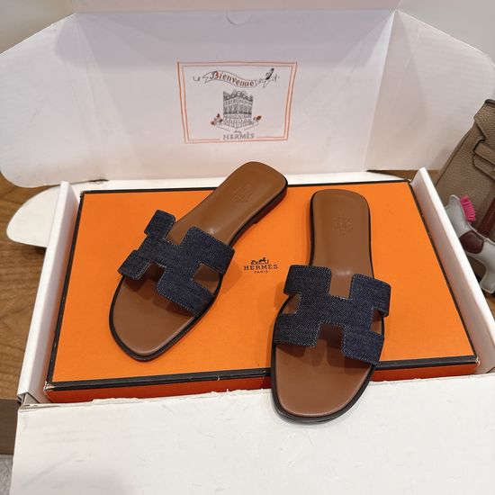Hermes Color Block Casual Shoes Soft Breathable Leather Comfortable Sole