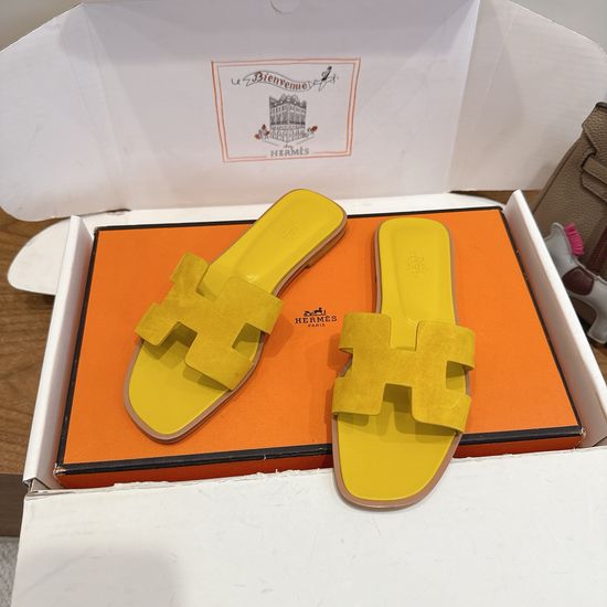 Hermes Color Block Casual Shoes Soft Breathable Leather Comfortable Sole