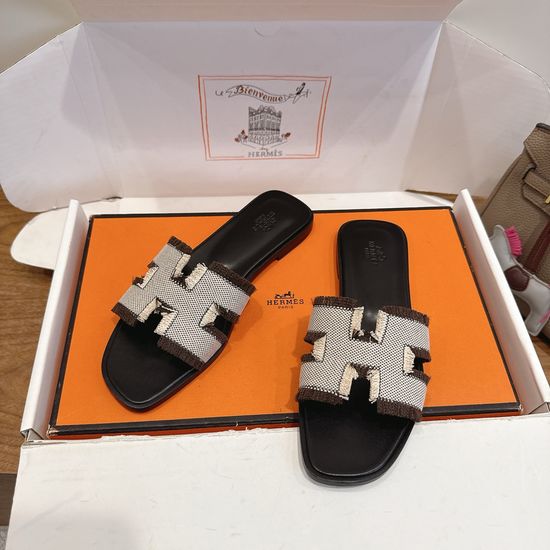 Hermes Color Block Casual Shoes Soft Breathable Leather Comfortable Sole