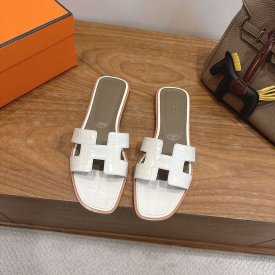Hermes Color Block Casual Shoes Soft Breathable Leather Comfortable Sole