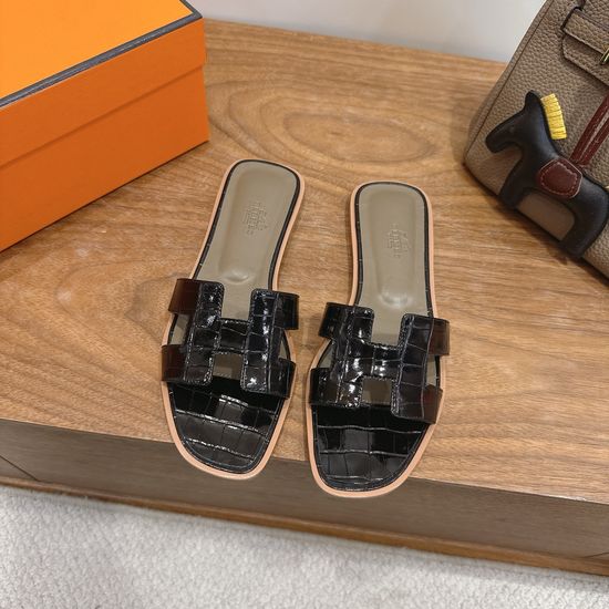 Hermes Color Block Casual Shoes Soft Breathable Leather Comfortable Sole