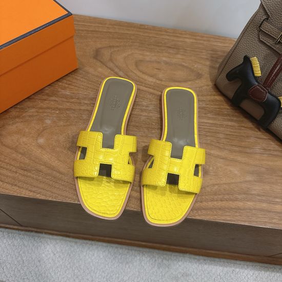 Hermes Color Block Casual Shoes Soft Breathable Leather Comfortable Sole