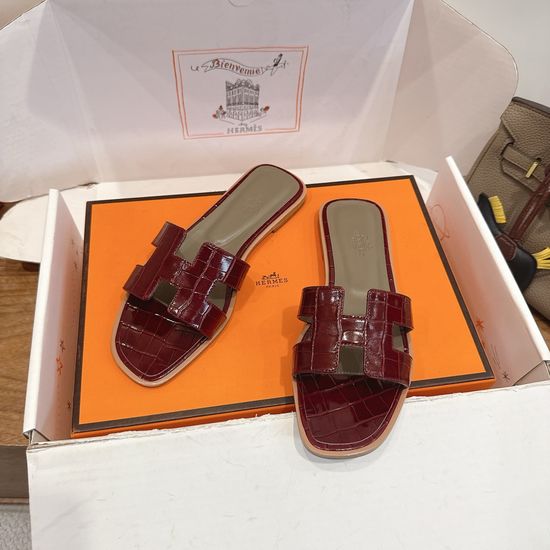 Hermes Color Block Casual Shoes Soft Breathable Leather Comfortable Sole