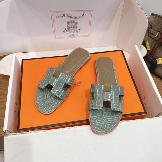 Hermes Color Block Casual Shoes Soft Breathable Leather Comfortable Sole