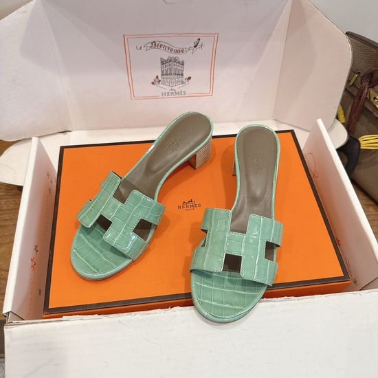 Hermes Color Block Casual Shoes Soft Breathable Leather Comfortable Sole
