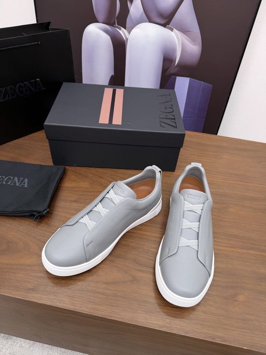 Zegna Luxury Casual Shoes with Upgraded Cushioned Lightweight Sole