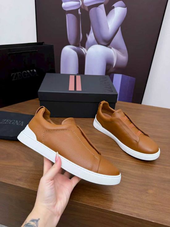 Zegna Luxury Casual Shoes with Upgraded Cushioned Lightweight Sole