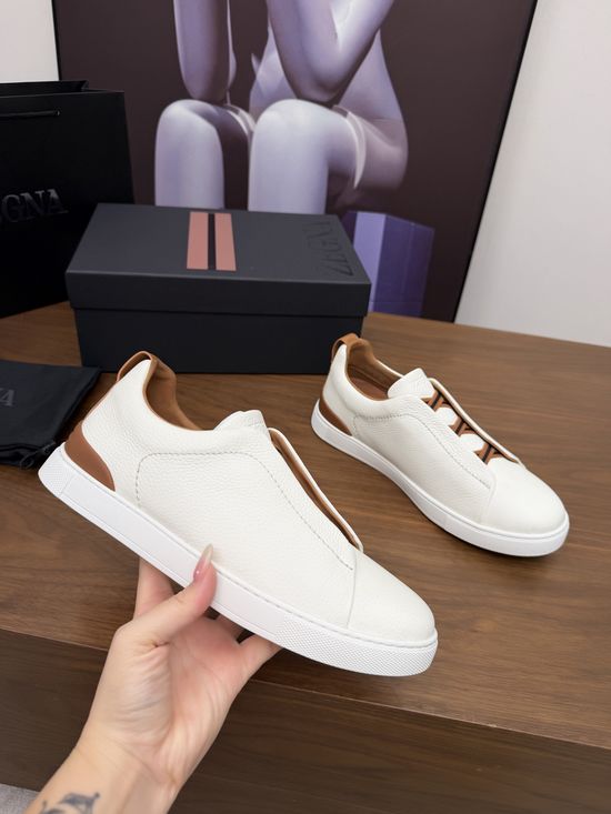 Zegna Luxury Casual Shoes with Upgraded Cushioned Lightweight Sole