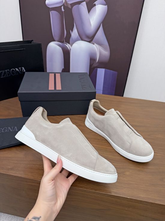 Zegna Luxury Casual Shoes with Upgraded Cushioned Lightweight Sole