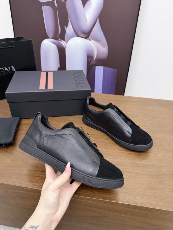 Zegna Luxury Casual Shoes with Upgraded Cushioned Lightweight Sole