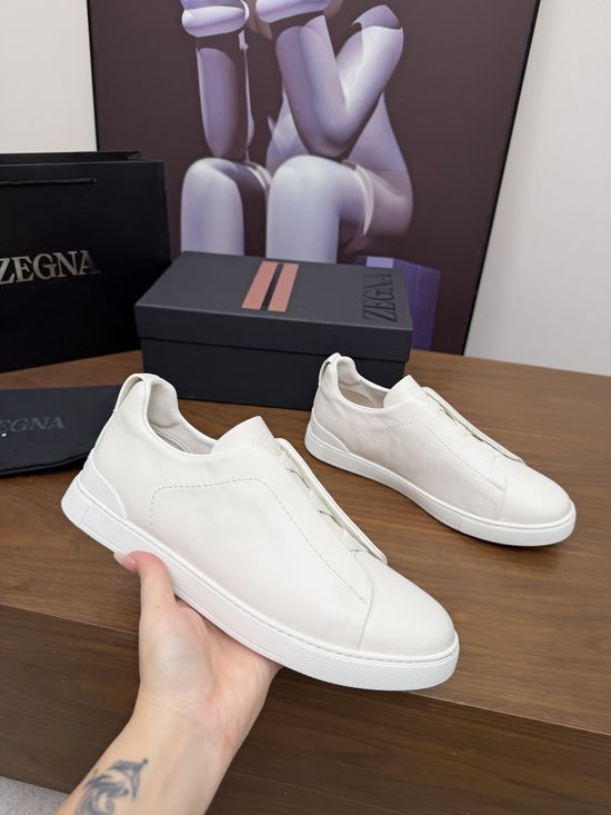 Zegna Luxury Casual Shoes with Upgraded Cushioned Lightweight Sole