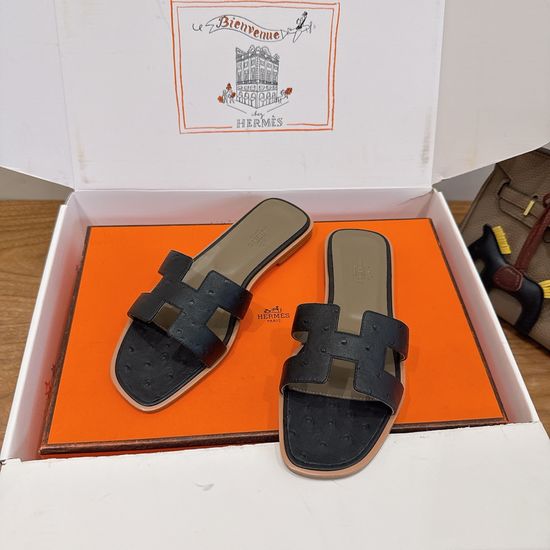 Hermes Color Block Casual Shoes Soft Breathable Leather Comfortable Sole