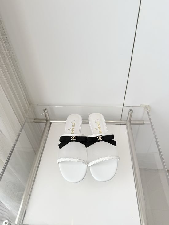 Chanel Premium Sheepskin Leather Flat Sandals