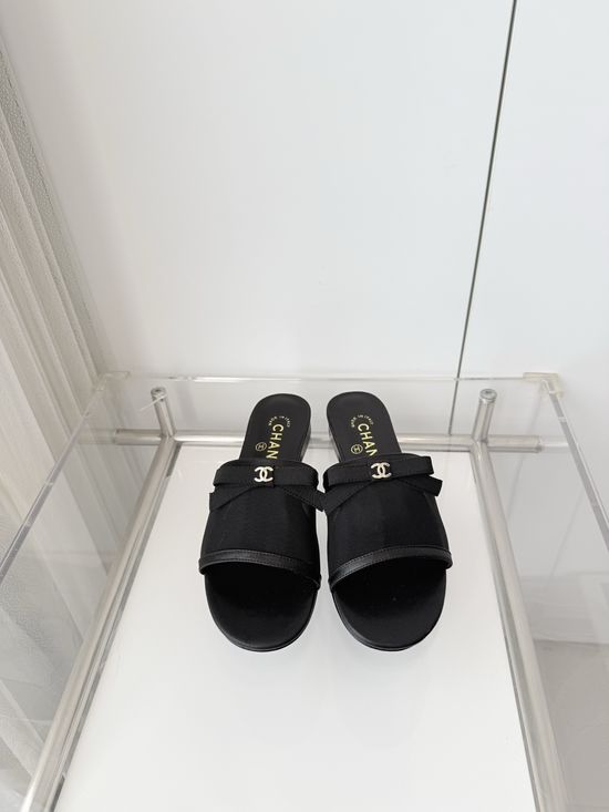 Chanel Premium Sheepskin Leather Flat Sandals