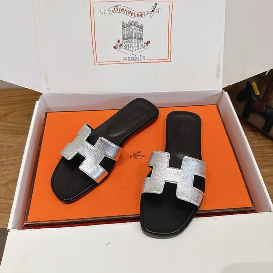 Hermes Color Block Casual Shoes Soft Breathable Leather Comfortable Sole