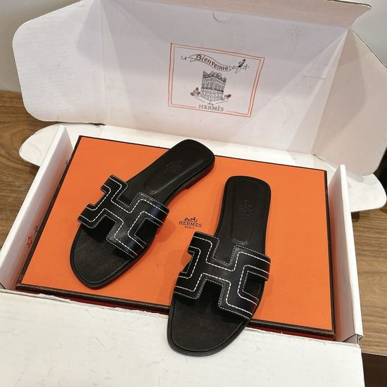 Hermes Color Block Casual Shoes Soft Breathable Leather Comfortable Sole