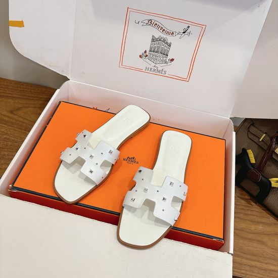 Hermes Color Block Casual Shoes Soft Breathable Leather Comfortable Sole